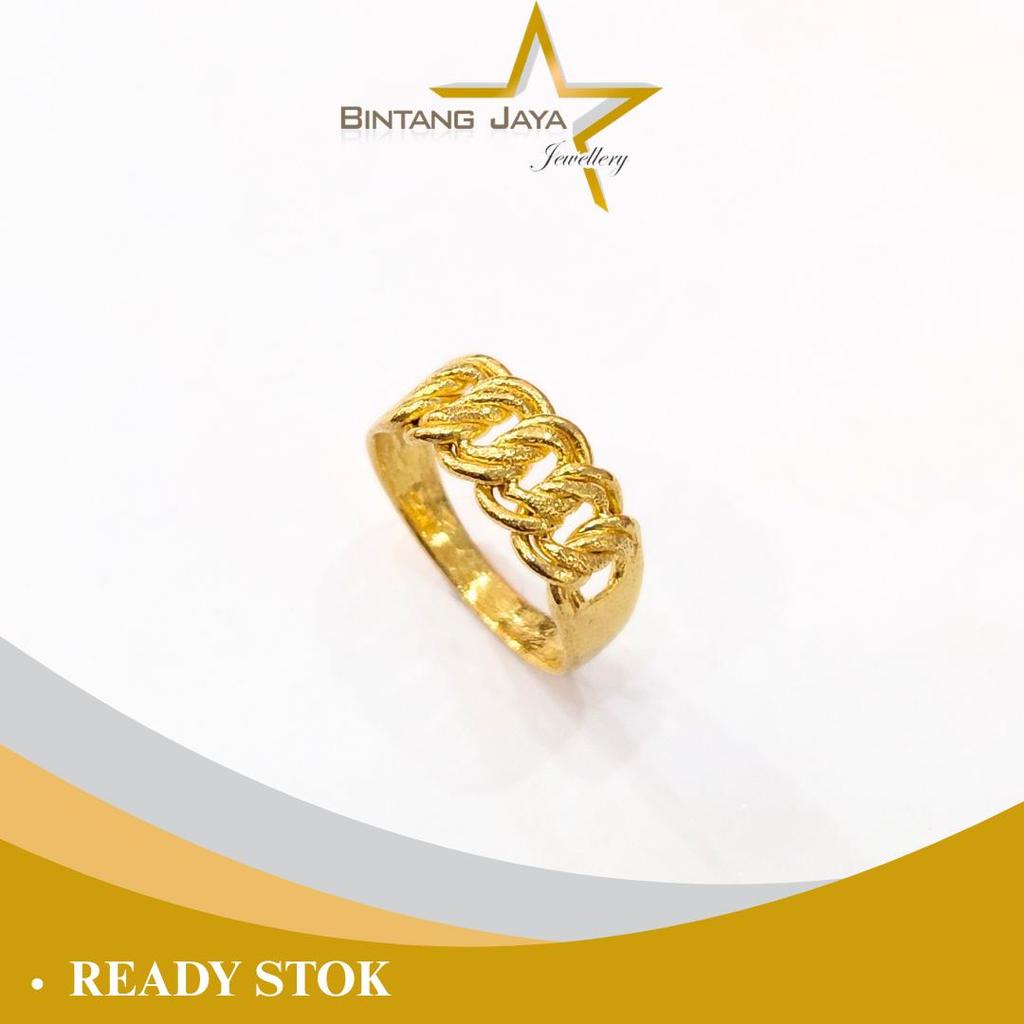 Cincin LM99 Coco Setengah Simpel - Kadar LM99 - Berat 4,01gr - Size 8.5 - 23/05/26 - (PP)