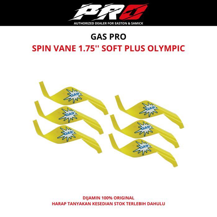 GAS PRO SPIN VANES 1.75" SOFT PLUS OLYMPIC SPIN VANES / SPIN WING - VANES ARROW / ANAK PANAH RECURVE