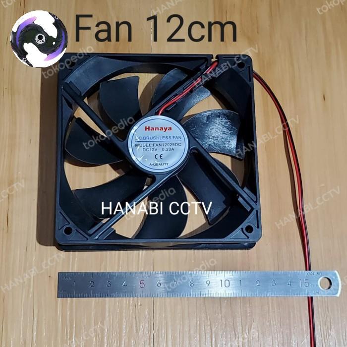 NEW Kipas Fan DC 12cm 12v HANAYA Fan Dc 12cm 12v