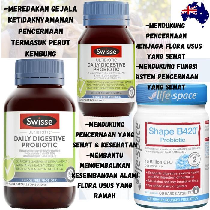 Swisse Ultibiotic Daily Digestive Probiotic 30 Capsules