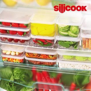 Silicook Food Container Flat - Food Container Organizer Kotak Makanan Penyimpanan Kulkas Fridge
