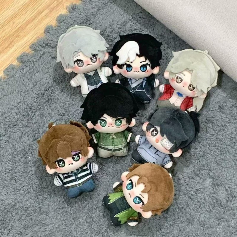 Cartoon Identity V Doll Keychain 10cm Plush Cotton Doll Pendent Explorer Composer Mercenary Anime