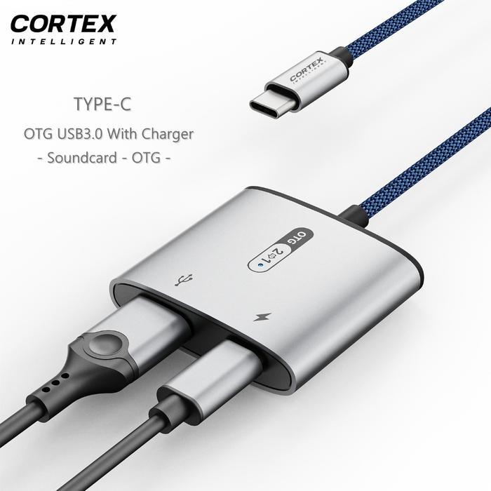 Cortex Intelligent - Mh366 Splitter Otg Type C To Usb 3.0 Support Dac 32Bit /384Khz Live Soundcard