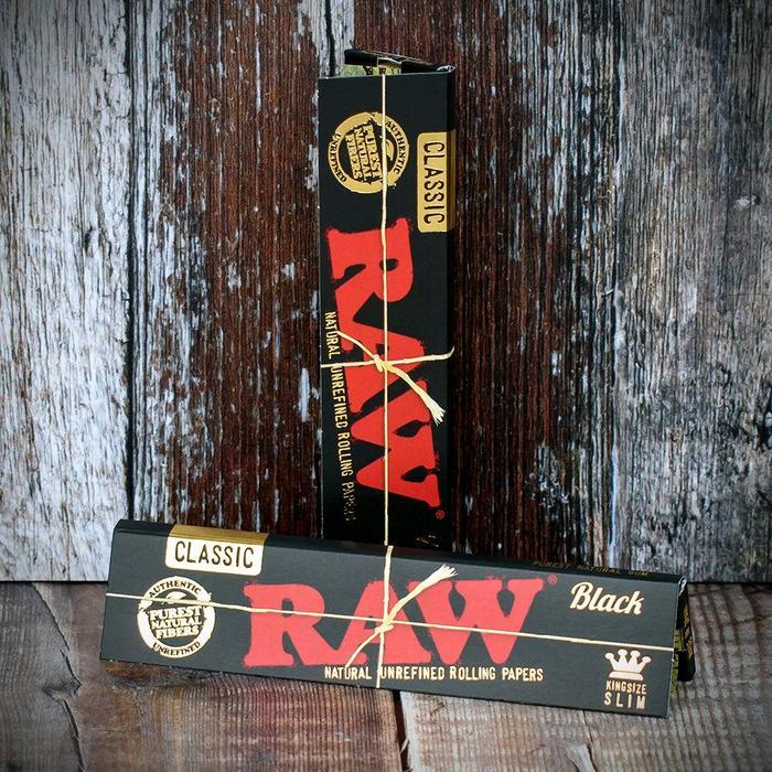 Paper Rolling / Kertas Papir Raw Black King Size / Original 100% . Terlaris