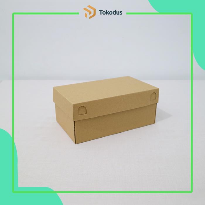 (Isi 100) Tokodus Tki - Kotak Penyimpanan/Storage Sepatu & Sandal Anak Polos E-Flute Single Wall