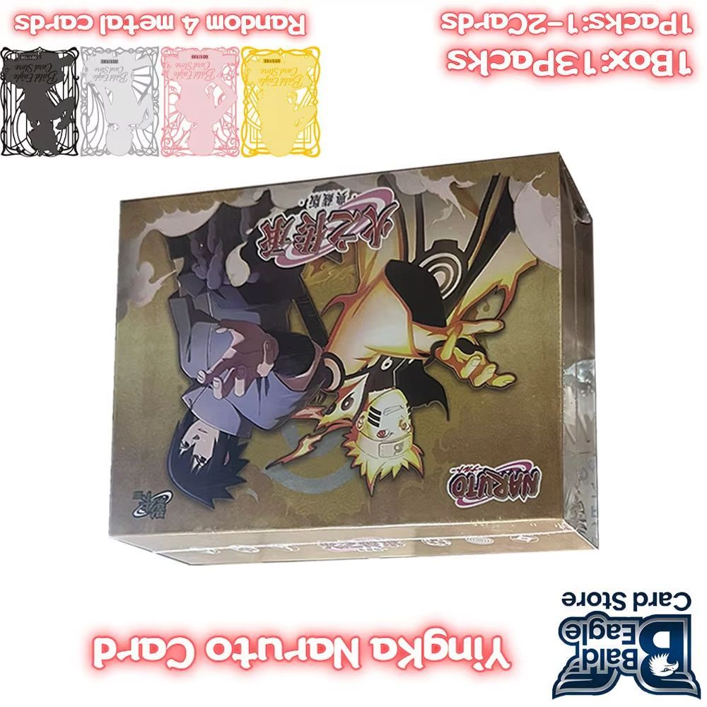 Wholesale YingKa Naruto Card The bond of Konoha Uzumaki Naruto Sasuke Hyuga Hinata Anime Character