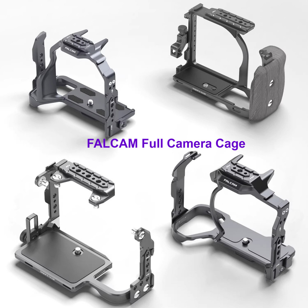 FALCAM Full Camera Cage for S5II S5M2X G9M2 A7R5 A7M4 A1 A7S3 A7CII ZR C50 R5 R5II R6 R6II R5C Z6III