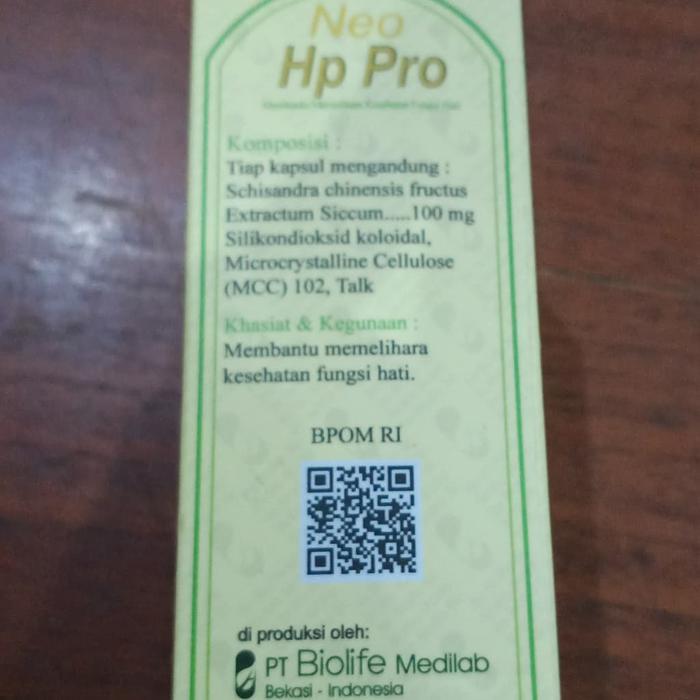 NEO HP PRO OBAT LIVER / MEMPERBAIKI FUNGSI HATI
