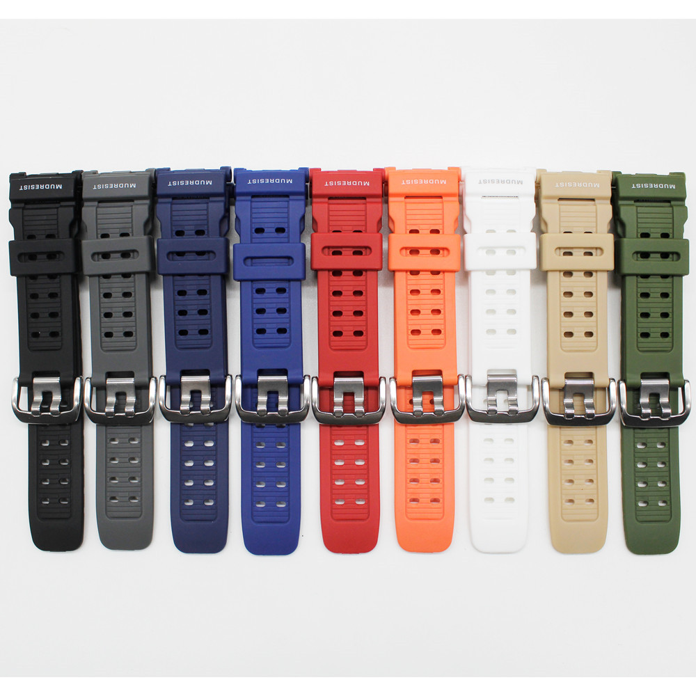 Soft Rubber watchband for GW-9000 G-9000 / 9010 Sport Watch Band Strap TPU Bracelet Watch