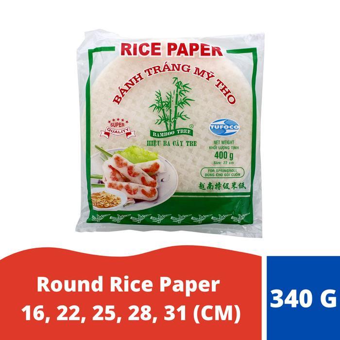 Tufoco Bamboo Tree Round Rice Paper - 16 CM