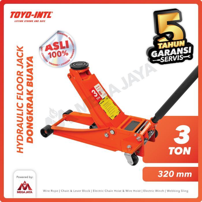 TOYO-INTL Hydraulic Floor Jack 3 Ton
