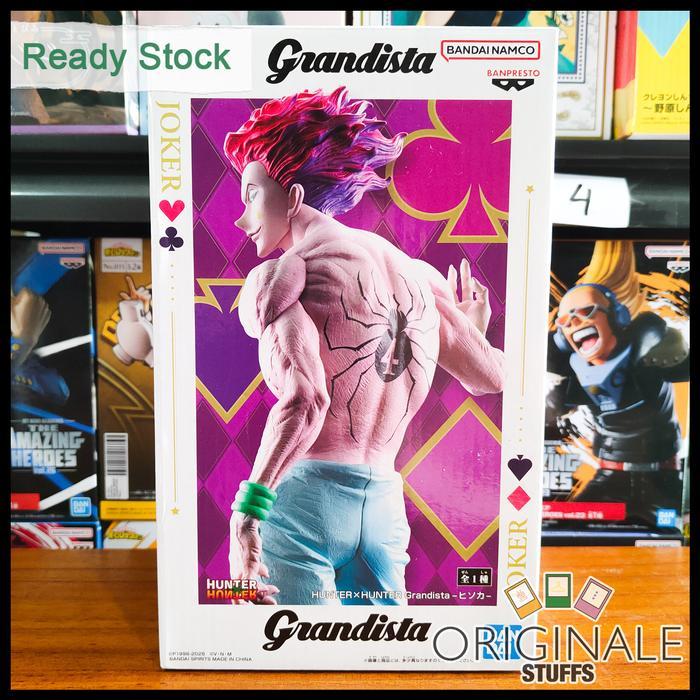HOT SALE BANPRESTO HUNTER X HUNTER GRANDISTA HISOKA FIGURE JAPVER ORIGINAL TERMURAH