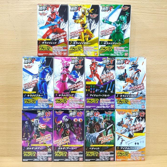 HOT SALE MASHIN SENTAI KIRAMAGER YU-DO X [SET 1 2] YUDO KIRAMAI RED YELLOW GREEN BLUE PINK SILVER
