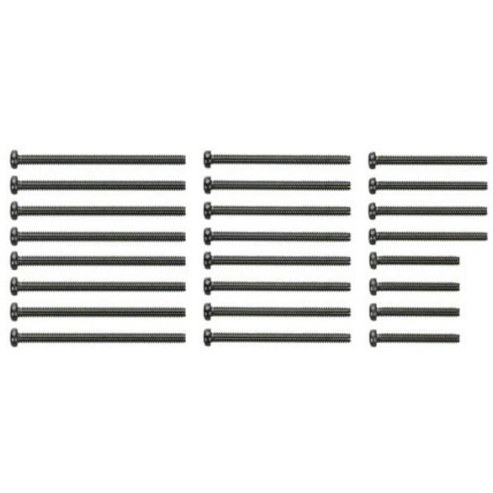 95434 TAMIYA Stainless Steel Screw Set 15/20/25/30Mm Black