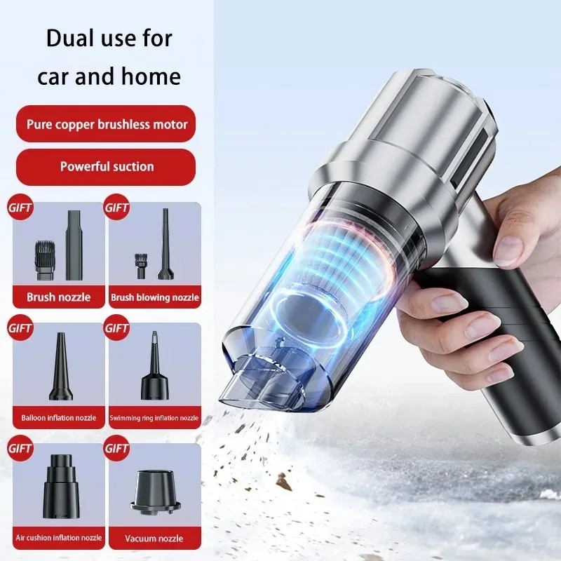 Car Vacuum Cleaner Wireless Portable Mini Vacuum Cleaner Handheld Powerful Vacuum Car Cleaner
