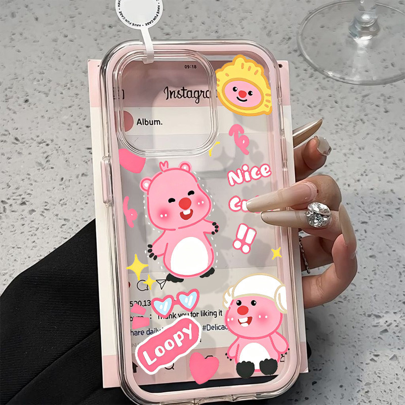 Loopy Lucu Aesthetic Casing Iphone 17 Pro Max 13 Pro Max 11 14 Pro Max 13 Pro Max 14 Plus 15 Pro Max