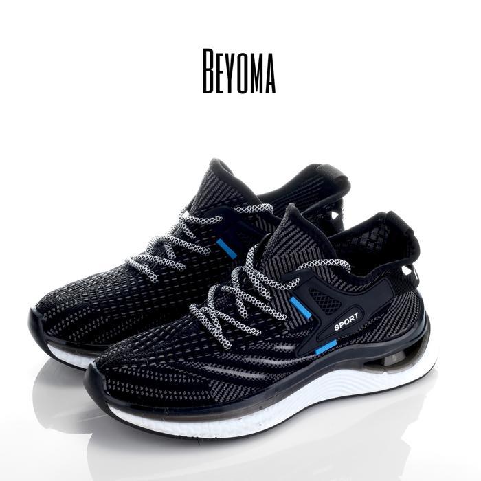 BEYOMA Olahraga Sneakers Sepatu BEYOMA Olahraga Sneakers Sport BY097 Casual Shoes Running - Hitam, 3