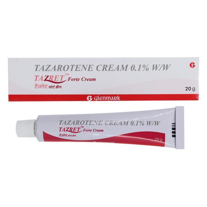 Tazarotene Cream (Tazorac) Tazret Forte 0.1% For Acne and Psoriasis better than Glenmark not Arazlo
