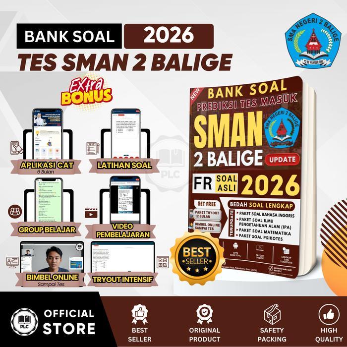 ` PLC - Buku SMAN 2 Balige 2026 - Bank Soal terupdate + Tryout Online SMAN 2 Balige 2026