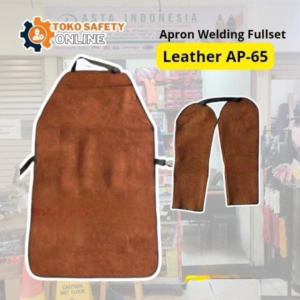 Welder Apron Kulit Coklat / Welding Apron Las Kulit - Celemek Apron