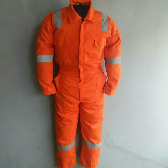Wearpack Safety Pilihan Warna Merah Orange Biru BCA Biru Pertamina Biru Dongker