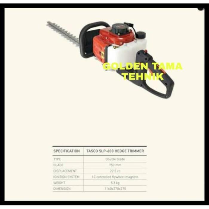 Hedge Trimmer Tasco Slp 600 / Mesin Potong Dahan Tasco Slp 600