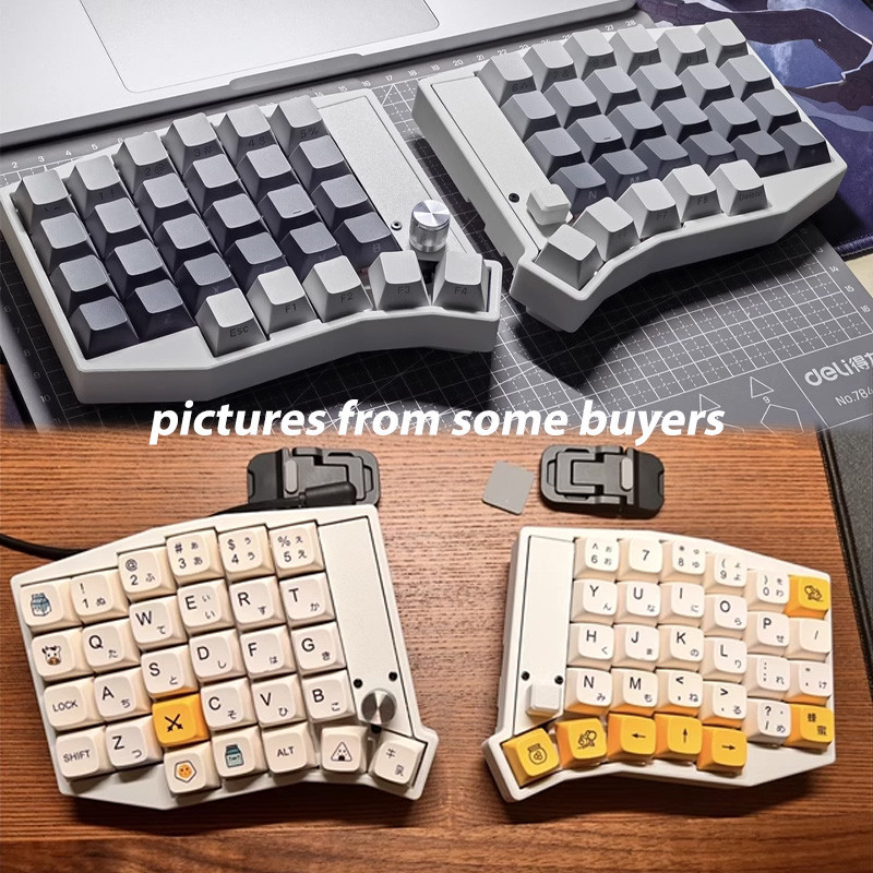 Sofle Split Keyboard Kit Dual Mode Wired Bluetooth Wireless Split Keyboard Kit Customized 58 Keys