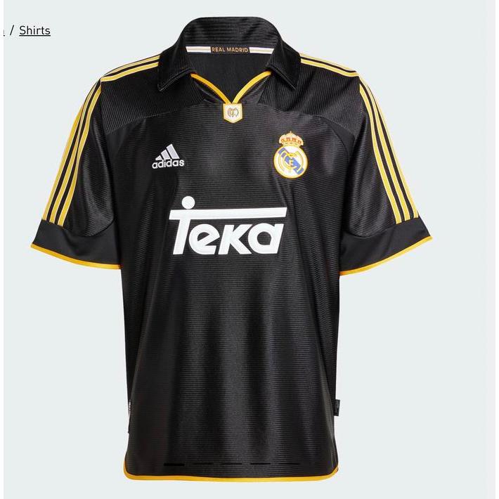 JERSEY BOLA RETRO REAL MADRID AWAY REISSUE ORIGINAL
