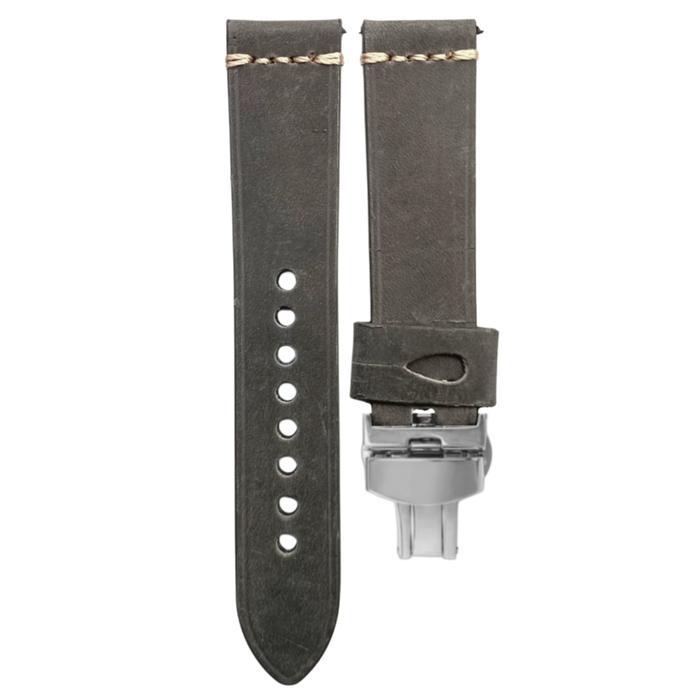 TalI Jam Tangan 22 MM Replacement Strap Leather For Mido Multifort Tv Big Date 9057.22