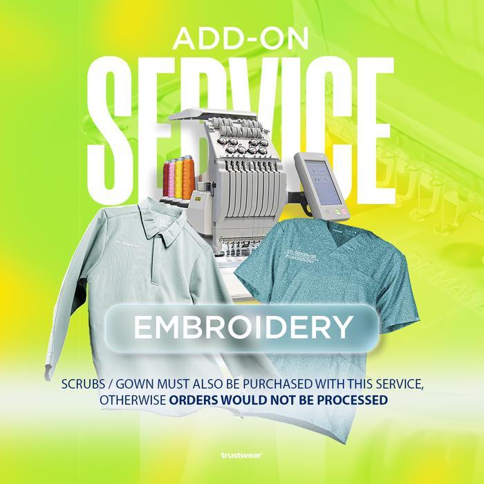 BORDIR NAMA Doctors Scrubs / Scrub Dokter - TRUSTWEAR