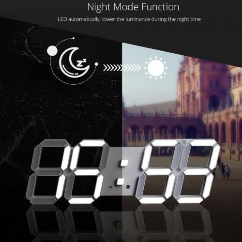 Jam Dinding Digital Led 3D Modern/ Jam Dinding Digital / Jam Dinding Led / Jam Dinding Estetik / Jam