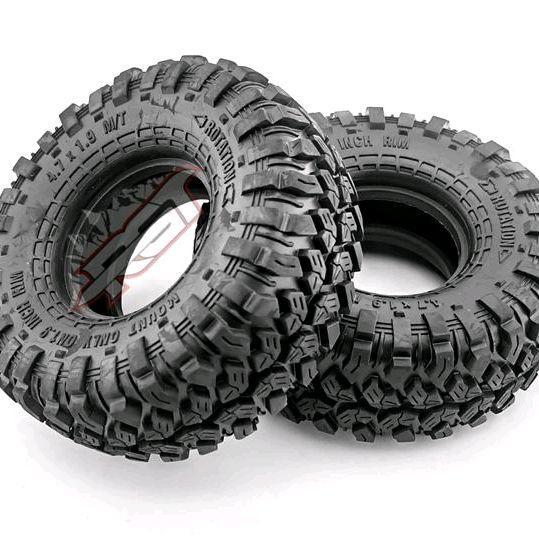 R86440 2PCS BAN RGT ROCK CRUISER 86100V2 + Foam 120/47mm SCX10 TRX4