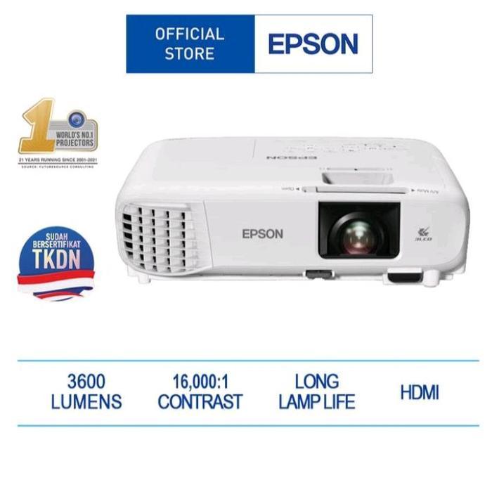 Projector Epson EBX600 / X600 TKDN XGA 3600 Lumen HDMI 3 LCD proyektor mini
