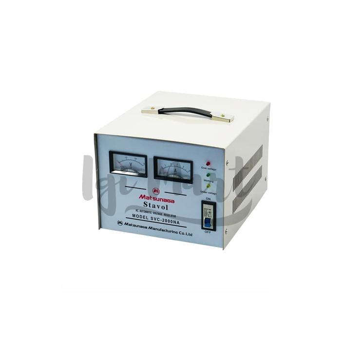 Premium Stavolt Svc 2000W Matsunaga / Stabilizer Svc 2000Va Mts / 2000 Watt Original