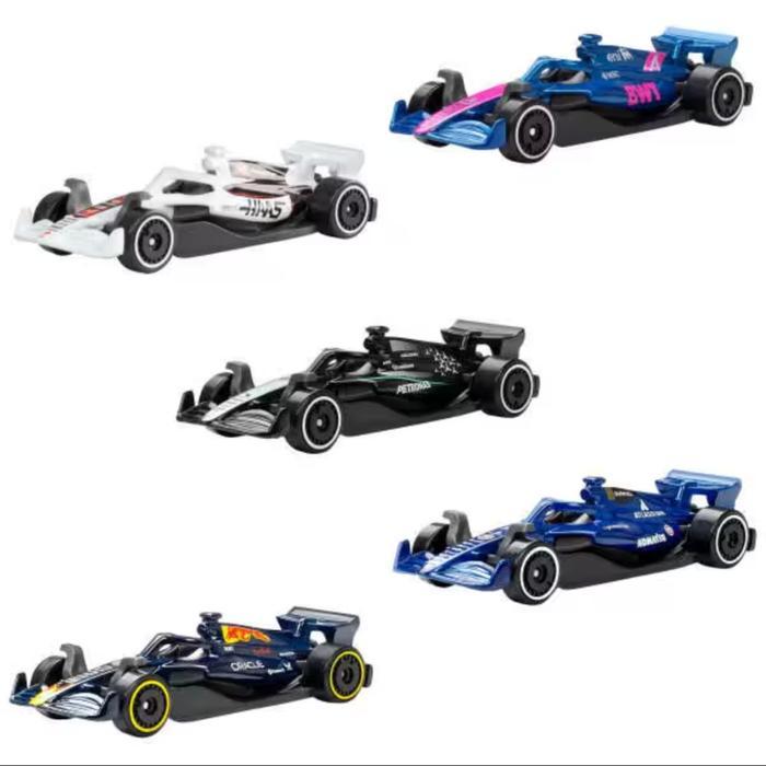 Hot Wheels 5 Pack Formula F1 JLN11 Oracle Redbull AMG Petronas BWT Haas William Racing