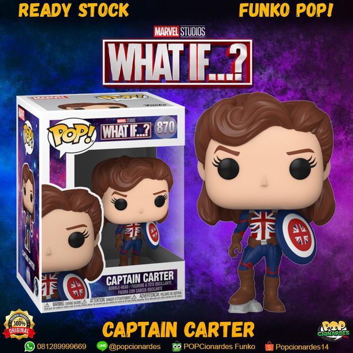 FUNKO POP MARVEL - WHAT IF? - CAPTAIN CARTER #870