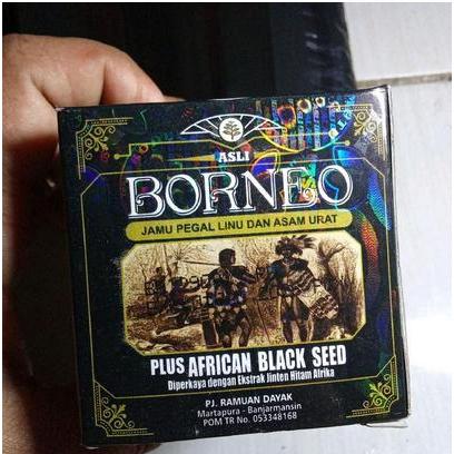 Vitamin - Kapsul Borneo Original Jamu Pegal Linu Asam Urat 10 Sachet Gratis Ongkir