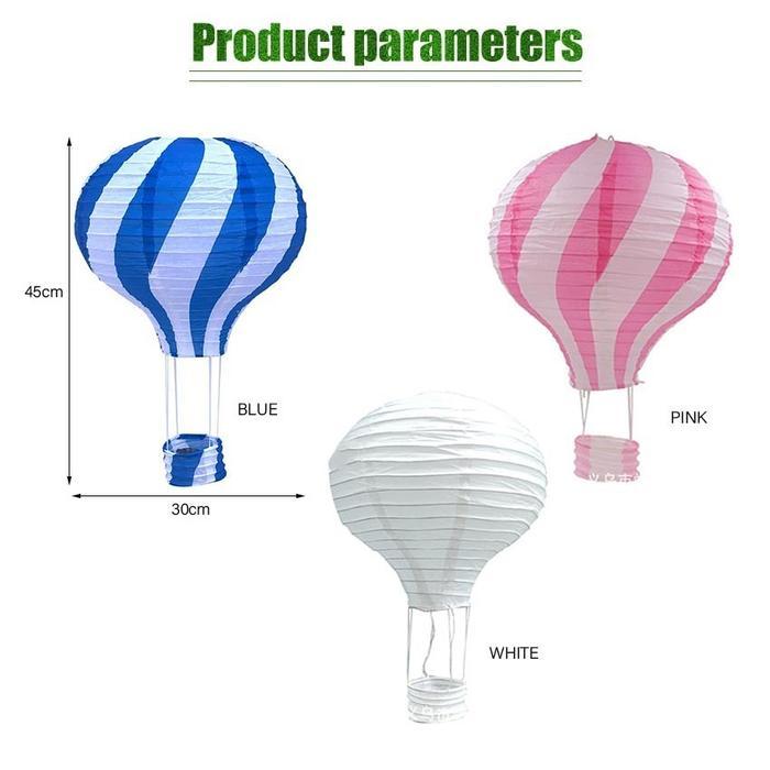 Lampion Lentera Gantung Balon Udara Hot Air Balloon Besar