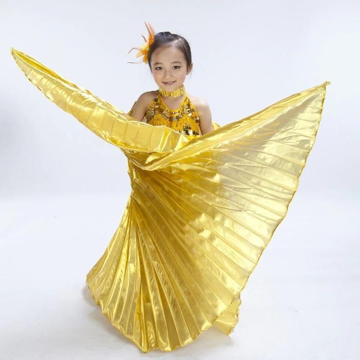 Kostum Sayap Anak Tarian Sayap Malaikat Sayap Tari Penari Sayap Malaikat Gold Silver Belly Dance