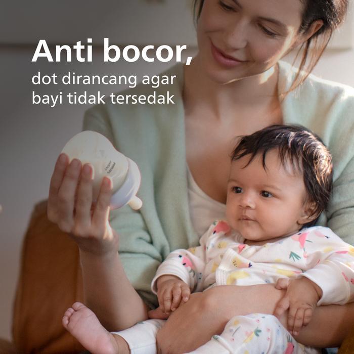 Philips Avent Dot Bayi Botol Susu Natural Response Dot Seperti Payudara Ibu 6M+ Scy966/12 Pasti Ori