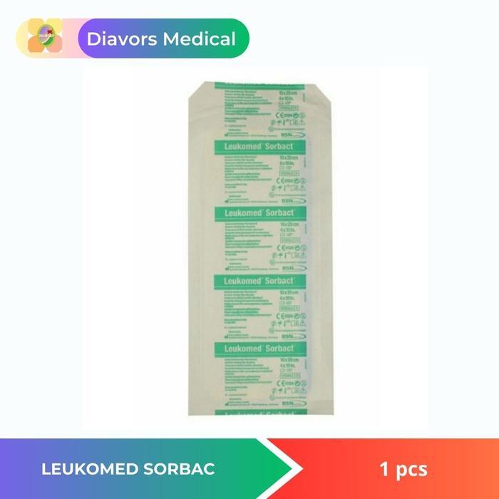 Terlaris Leukomed sorbact 5x7,2/8x10/8x15/10x25/10x30/10x35 plester luka 1pcs SALE