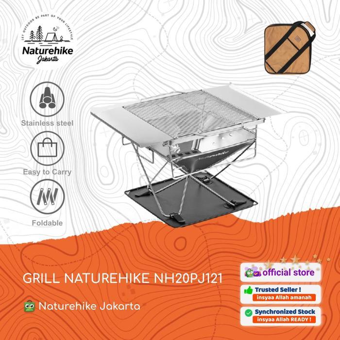 Ready GRILL / BBQ / FIRE PIT KAYU BAKAR CAMPING OUTDOOR NATUREHIKE NH20PJ121
