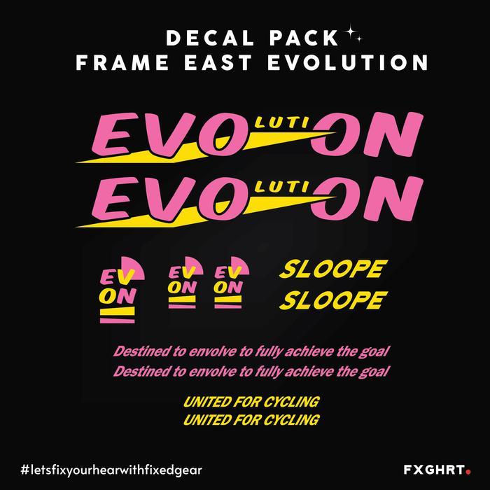 ASLI Sticker pack frame united east evolution READY STOCK