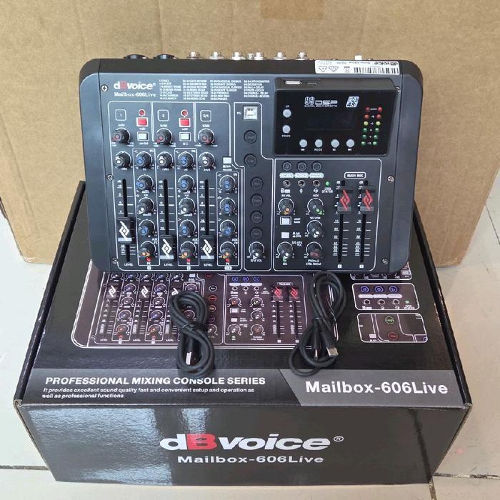 Mixer Dbvoice Mailbox Mixer 6 Channel Bluetooth Live Streaming