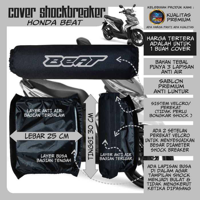 "New" SARUNG PELINDUNG COVER SOKBREKER SHOCK BREAKER BELAKANG MOTOR BEAT