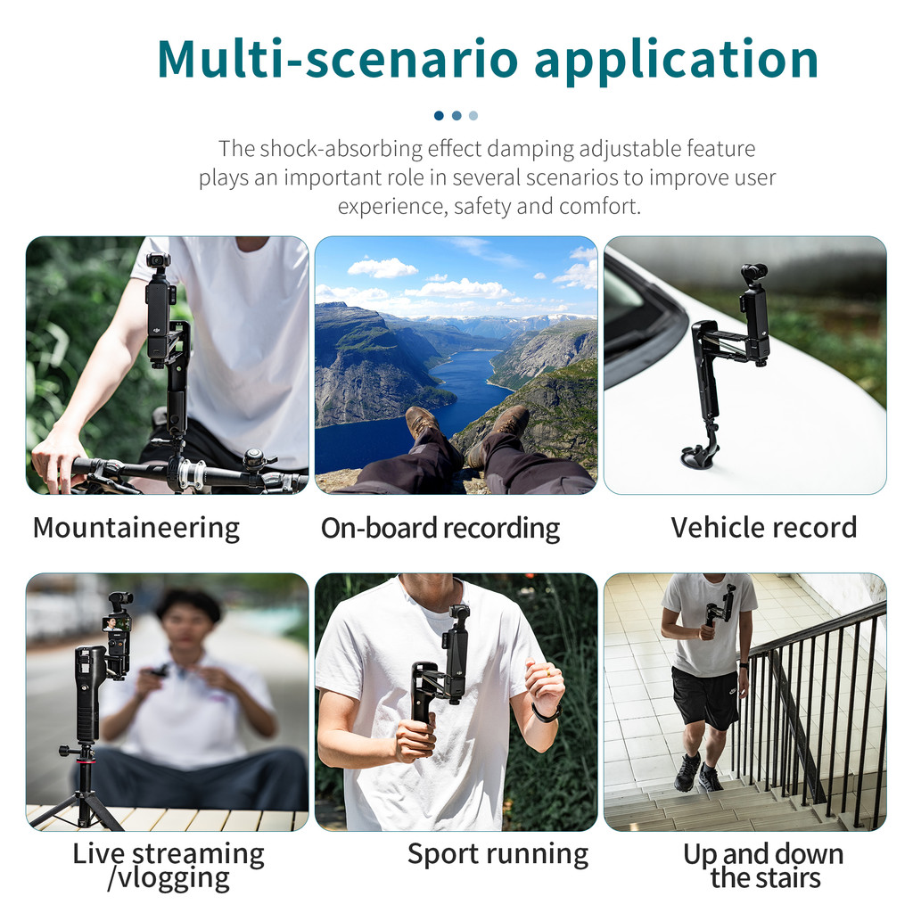 Handheld Camera Anti Shake Holder Z-axis Bracket Holder Stabilizer For DJI Osmo Pocket 3 Accessories