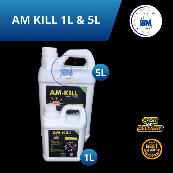 Disinfektan Penghilang Bau Amonia Kandang Ternak AM Kill 1 Liter