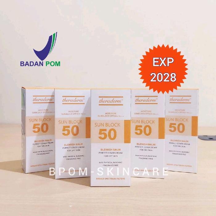 Theraderm Blemish Balm Cream Spf50 40Gr Bb Krim Terbaik Made In Korea Tbk