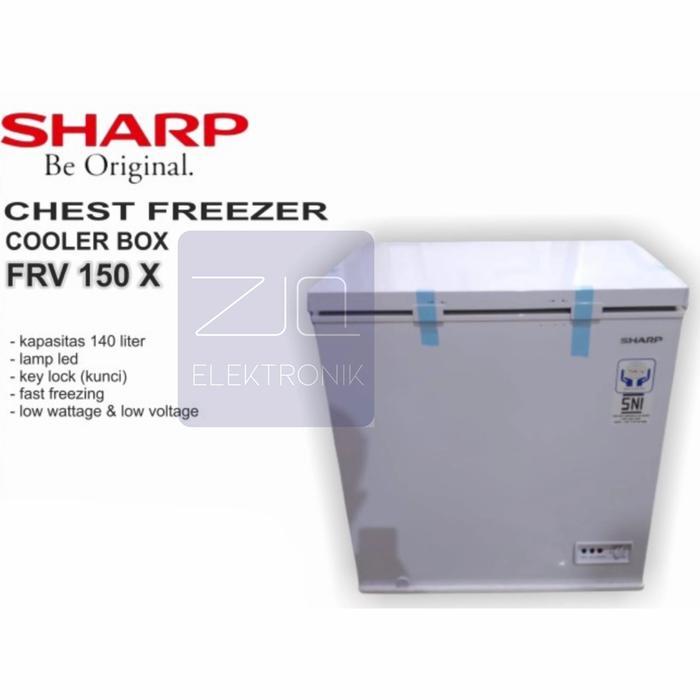 CHEST FREEZER SHARP FRV 150X KULKAS DAGING BEKU 150 LITER