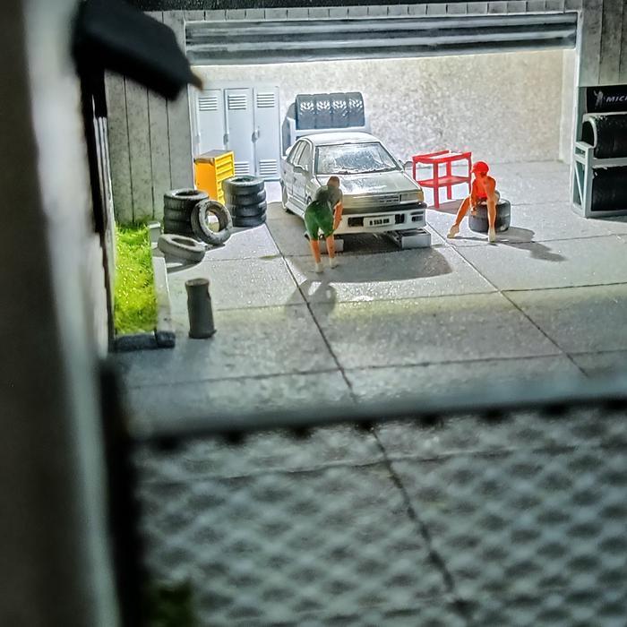BISA COD DIORAMA DIECAST BENGKEL/GARAGE